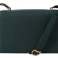 Elegant Green Leather Shoulder Bag