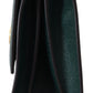 Elegant Green Leather Shoulder Bag