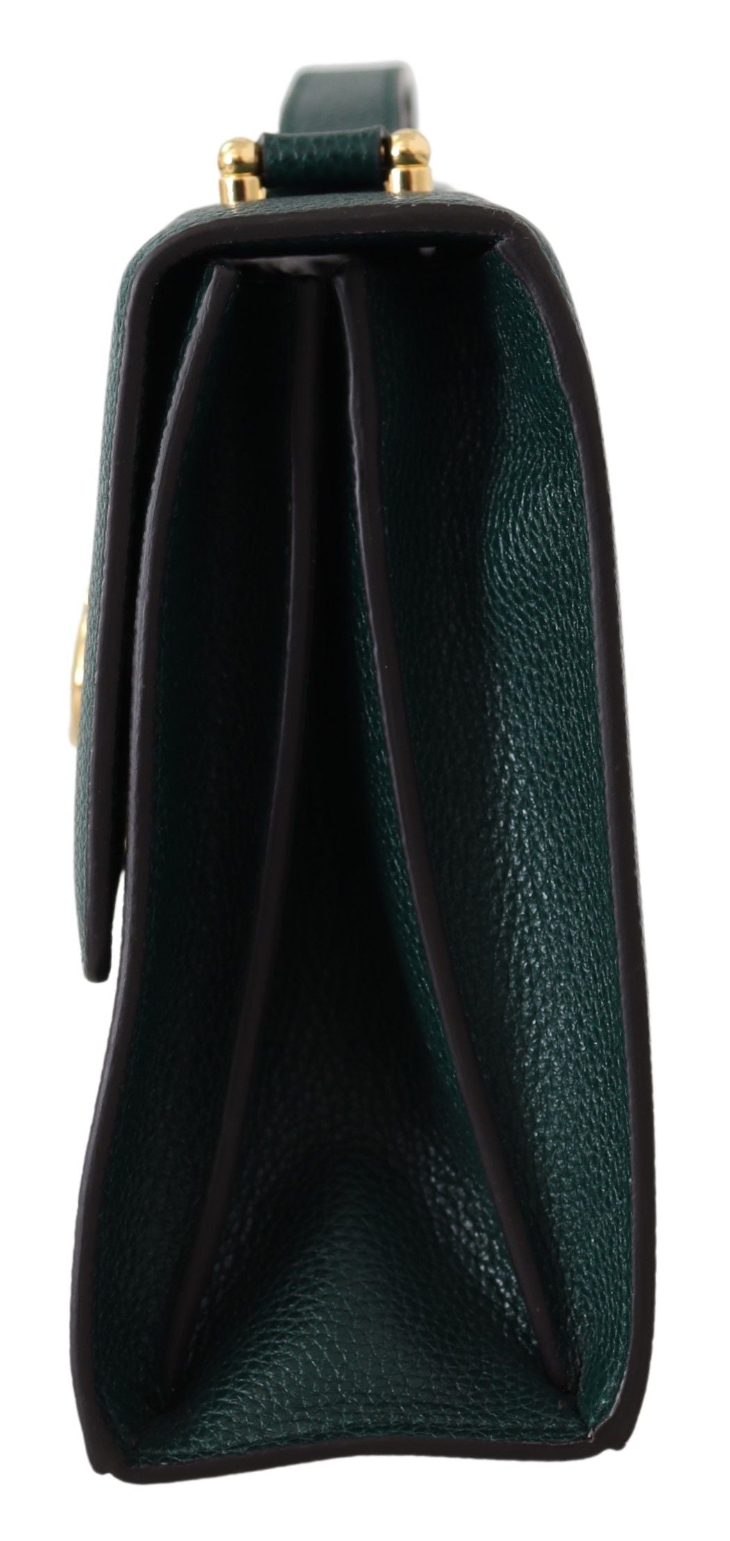 Elegant Green Leather Shoulder Bag