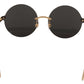 Elegant Gold Frame Grey Lens Sunglasses