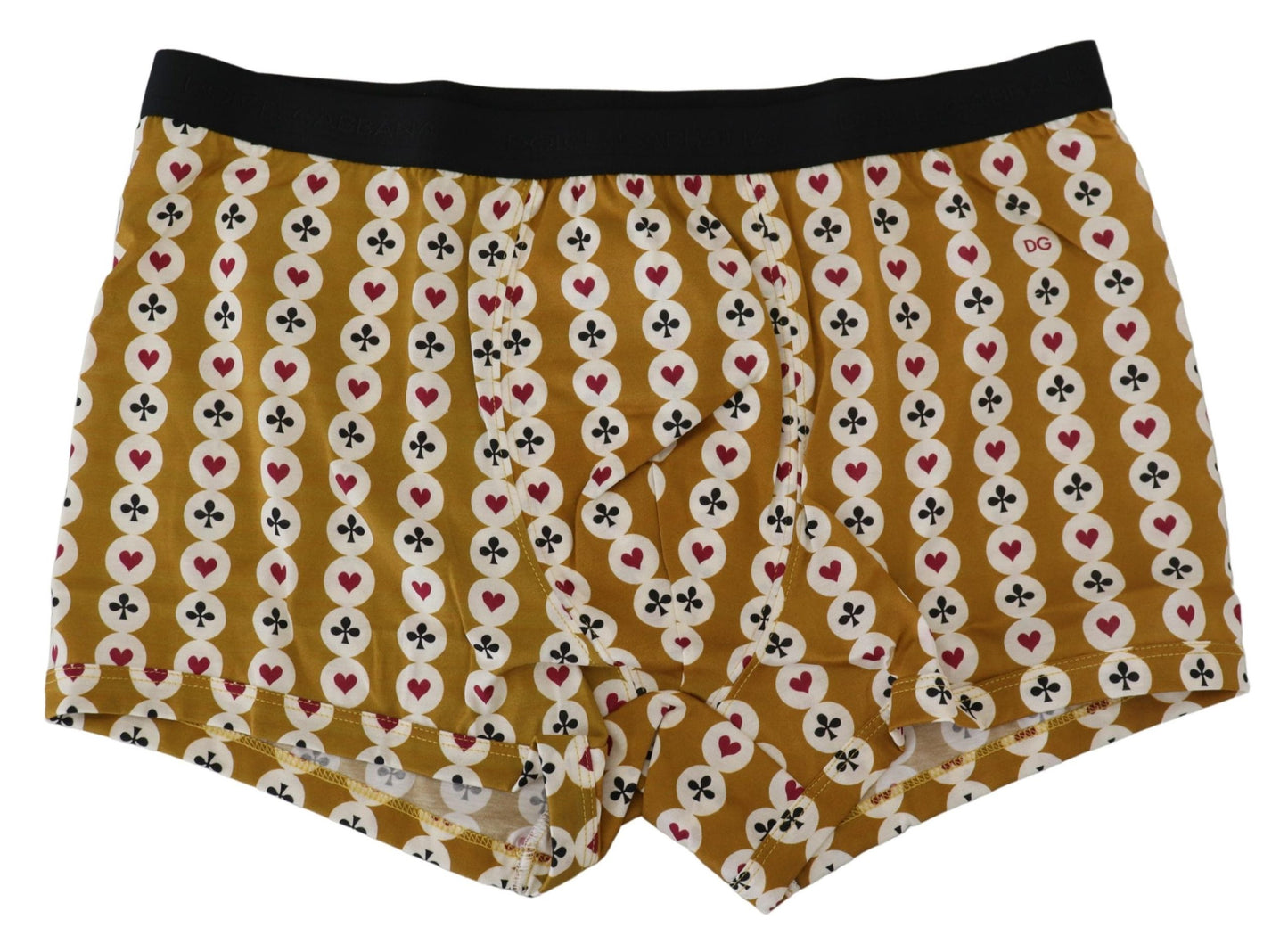 Elegant Yellow Cotton Boxer Shorts