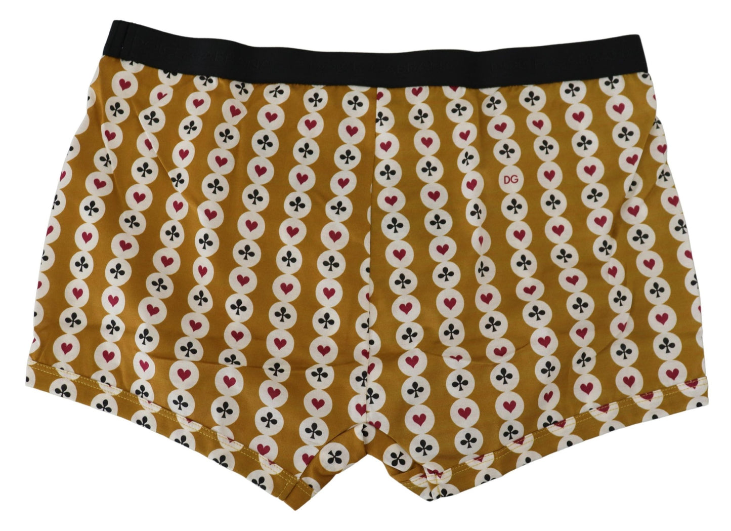 Elegant Yellow Cotton Boxer Shorts