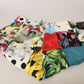 Exquisite Multicolor High Waist Silk Pants