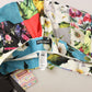 Exquisite Multicolor High Waist Silk Pants