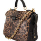 Elegant Leopard Sicily Shoulder Bag