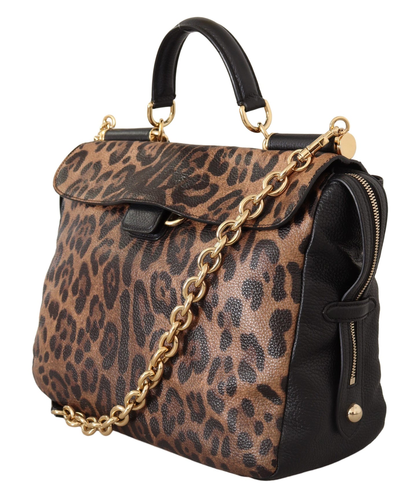 Elegant Leopard Sicily Shoulder Bag