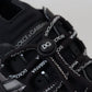 Chic Black NS1 Lace-Up Sneakers