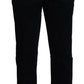 Black Straight Fit Men Formal Pants