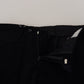 Black Straight Fit Men Formal Pants