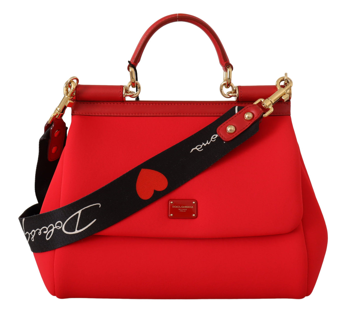 Radiant Red Medium Sicily Handbag