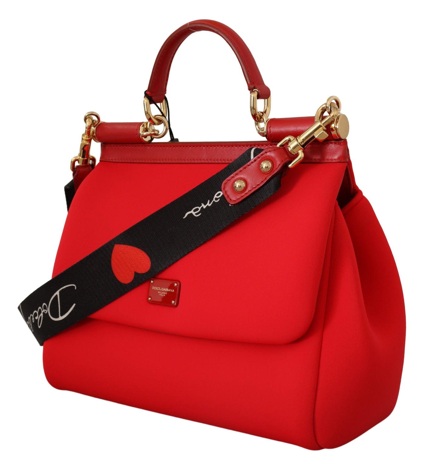 Radiant Red Medium Sicily Handbag