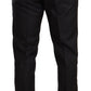 Elegant Black Two-Piece Wool Suit