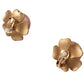 Glamorous Floral Crystal Clip-On Earrings