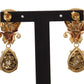 Elegant Baroque Crystal Drop Earrings