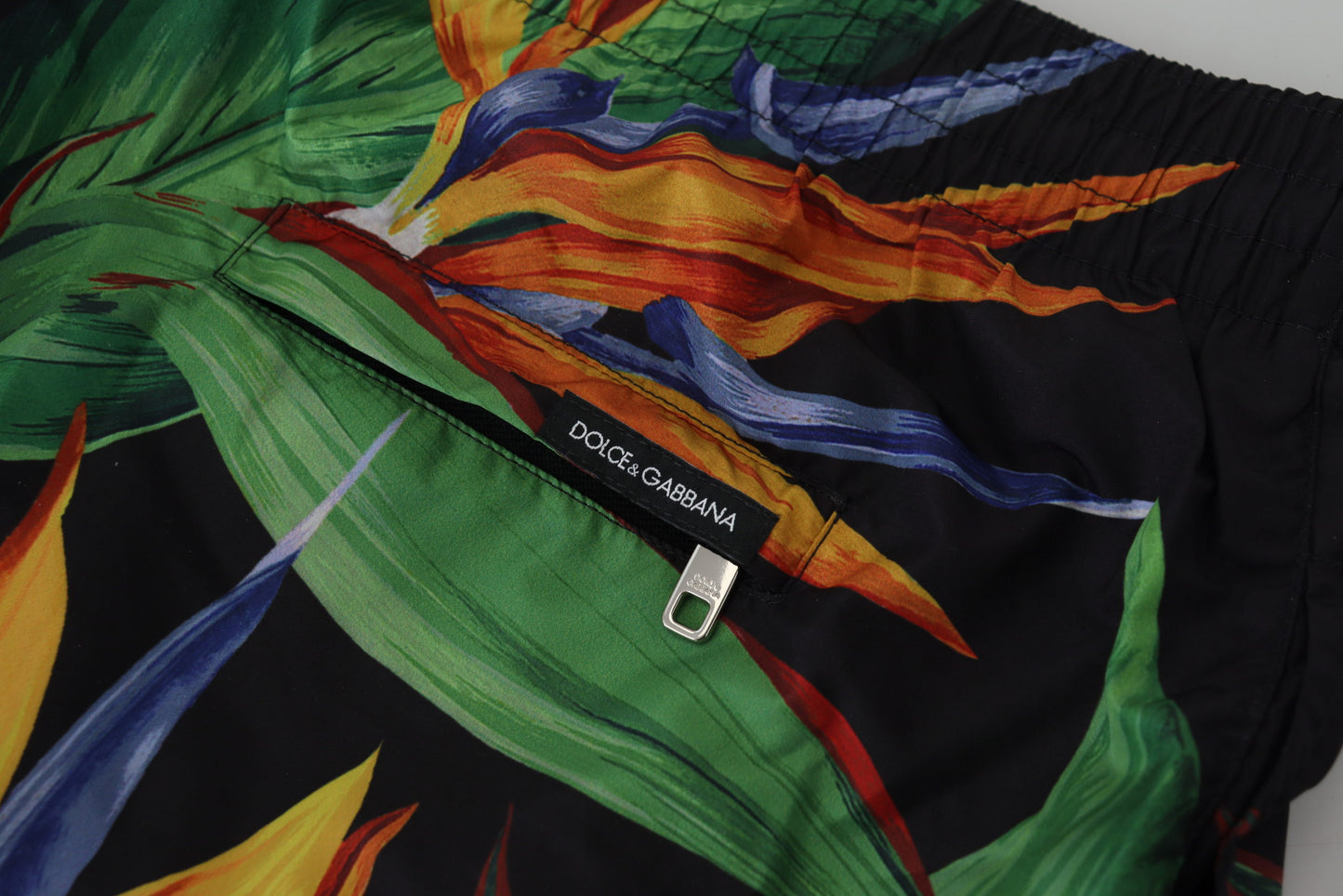 Multicolor Beachwear Swim Trunks