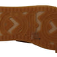 Brown Beige Fabric Lace Up NS1 Shoes