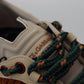 Brown Beige Fabric Lace Up NS1 Shoes