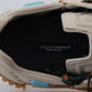 Brown Beige Fabric Lace Up NS1 Shoes