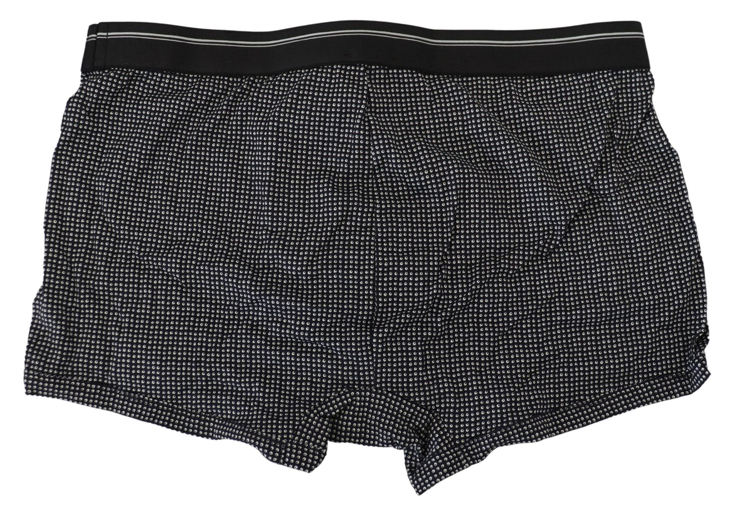 Elegant Black Cotton Boxer Shorts