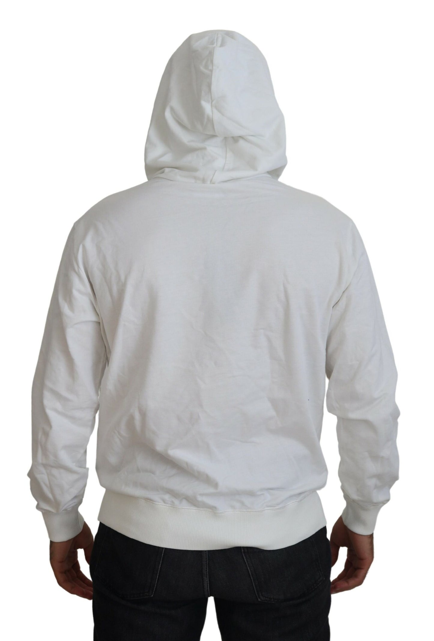 Elegant White Hooded Sweater