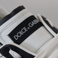 Super King Leather Sneakers - White & Black