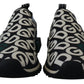 Elegant Monochrome Logo Sneakers
