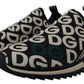 Elegant Monochrome Logo Sneakers