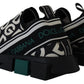 Elegant Monochrome Logo Sneakers