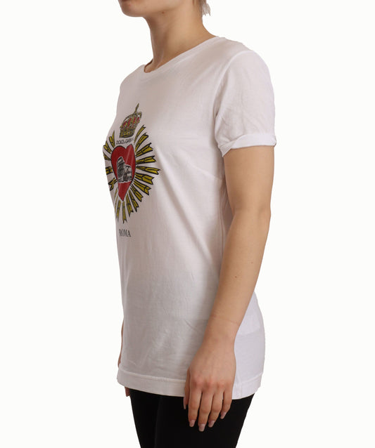 Chic Colorful Print Cotton Tee