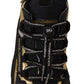 Elegant Black and Gold NS1 Sneakers