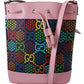 Elegant Multicolor Leather & Canvas Shoulder Bag