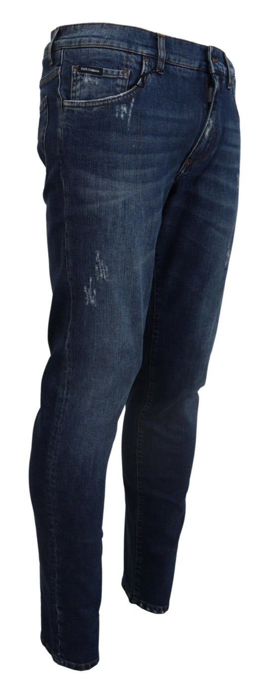 Chic Slim Fit Italian Denim Jeans