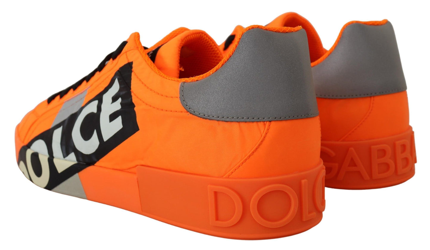 Elegant Orange Casual Sneakers