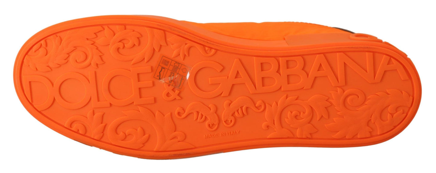 Elegant Orange Casual Sneakers