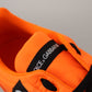 Elegant Orange Casual Sneakers