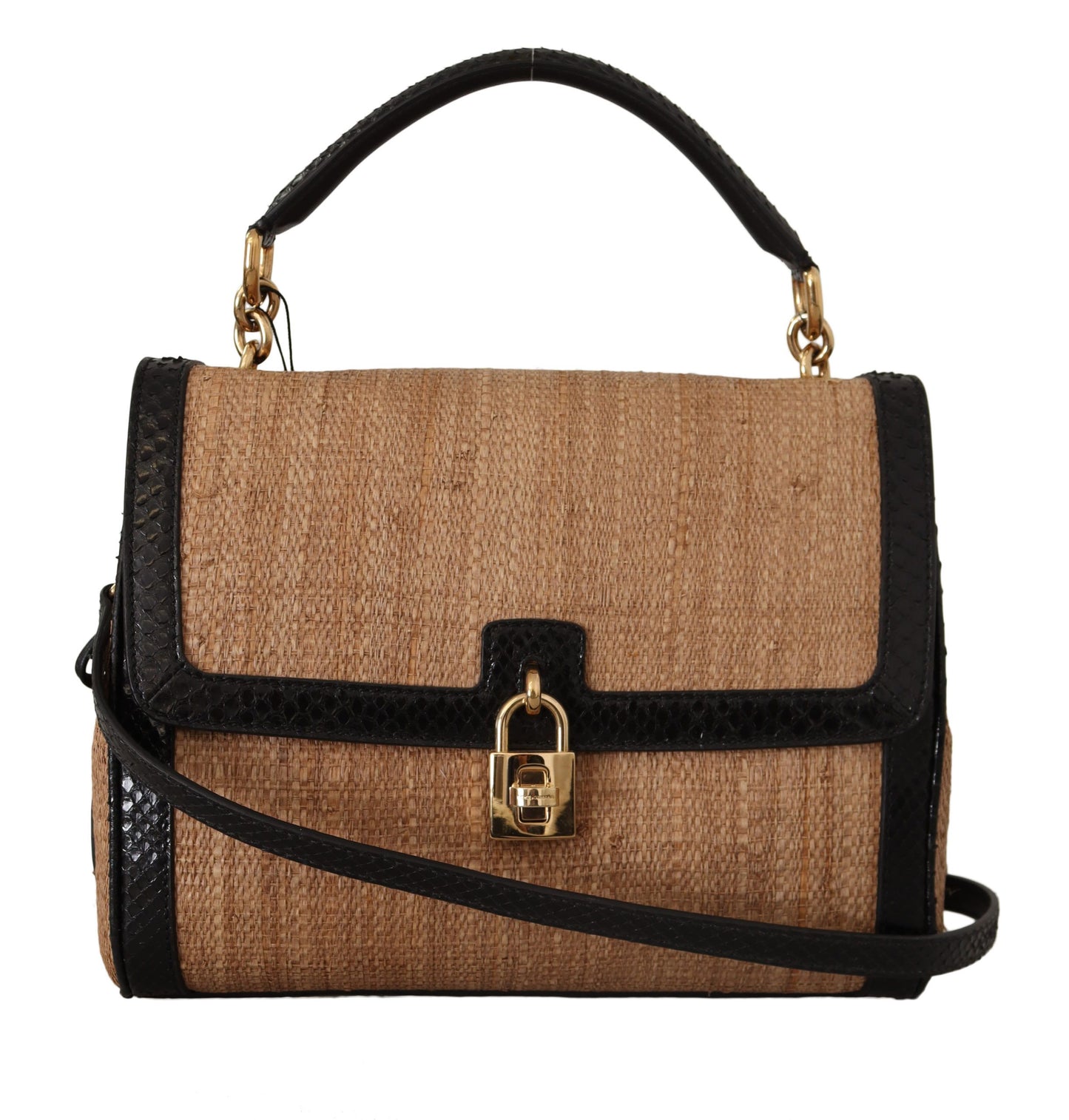 Exotic Python & Lambskin Shoulder Satchel