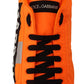 Elegant Orange Casual Sneakers