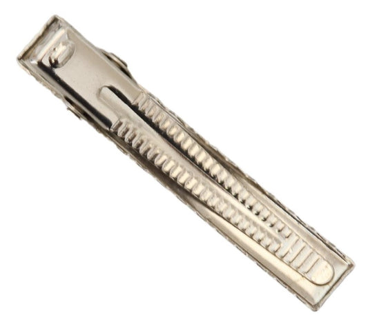 Elegant Silver Brass Tie Clip for Men