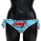 Chic Cartoon Print Bikini Bottoms