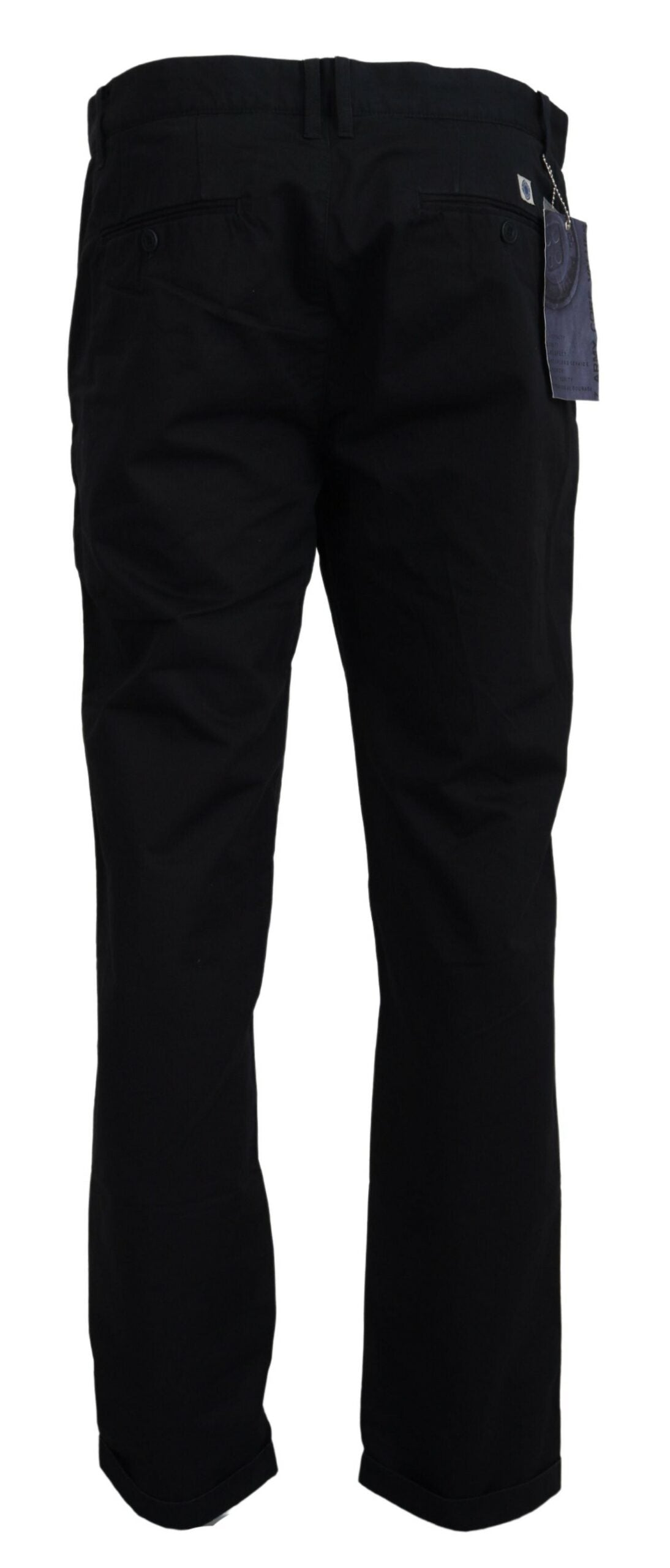 Black Straight Fit Mens Formal Pants