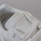 Sleek White Leather DAYMASTER Sneakers