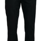 Black Straight Fit Mens Formal Pants