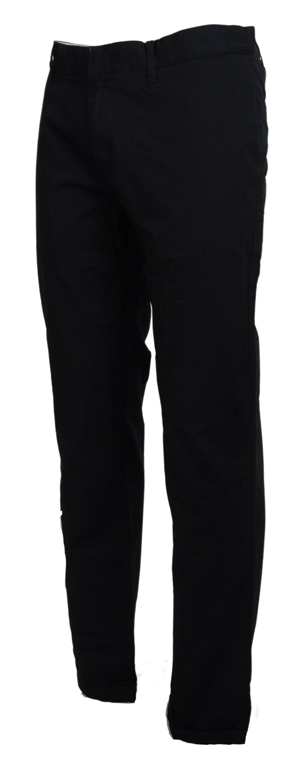 Black Straight Fit Mens Formal Pants