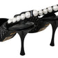 Elegant Pearl Embellished Black Slingback Heels