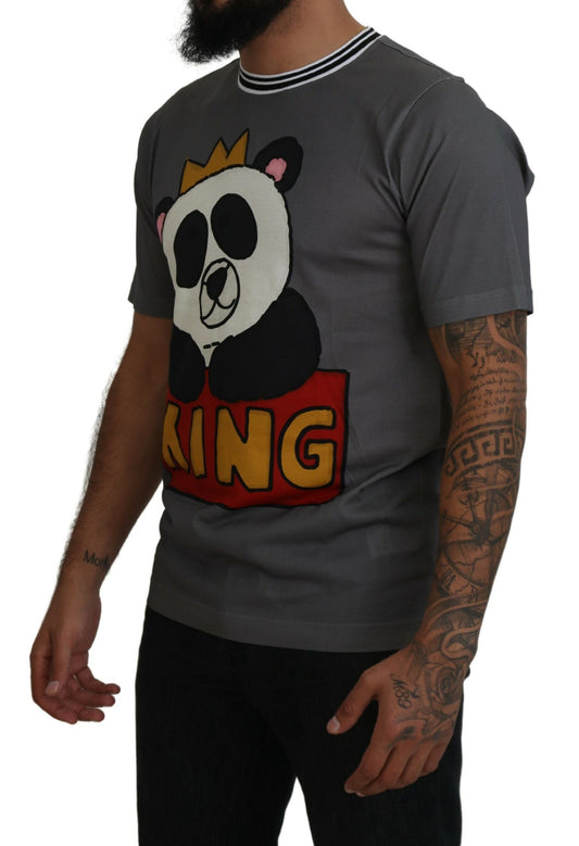 Elegant Panda King Crew Neck Tee