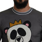 Elegant Panda King Crew Neck Tee