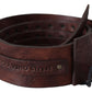 Chic Brown Leather Fashion Belt
