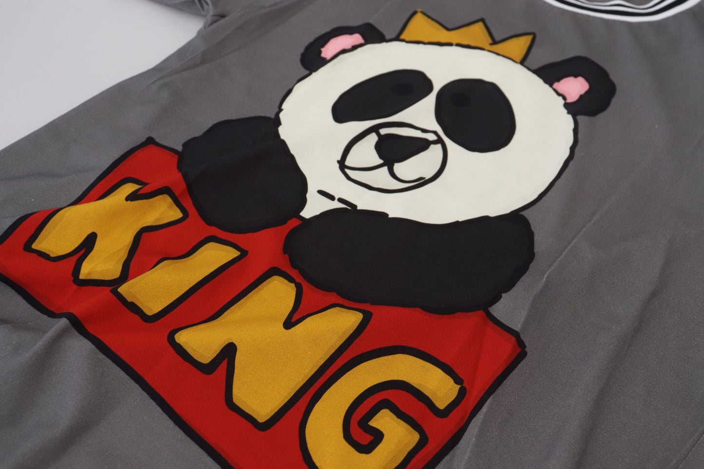 Elegant Panda King Crew Neck Tee