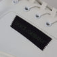 Chic White Leather Low-Top Sneakers
