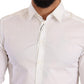 Elegant Slim Fit White Dress Shirt